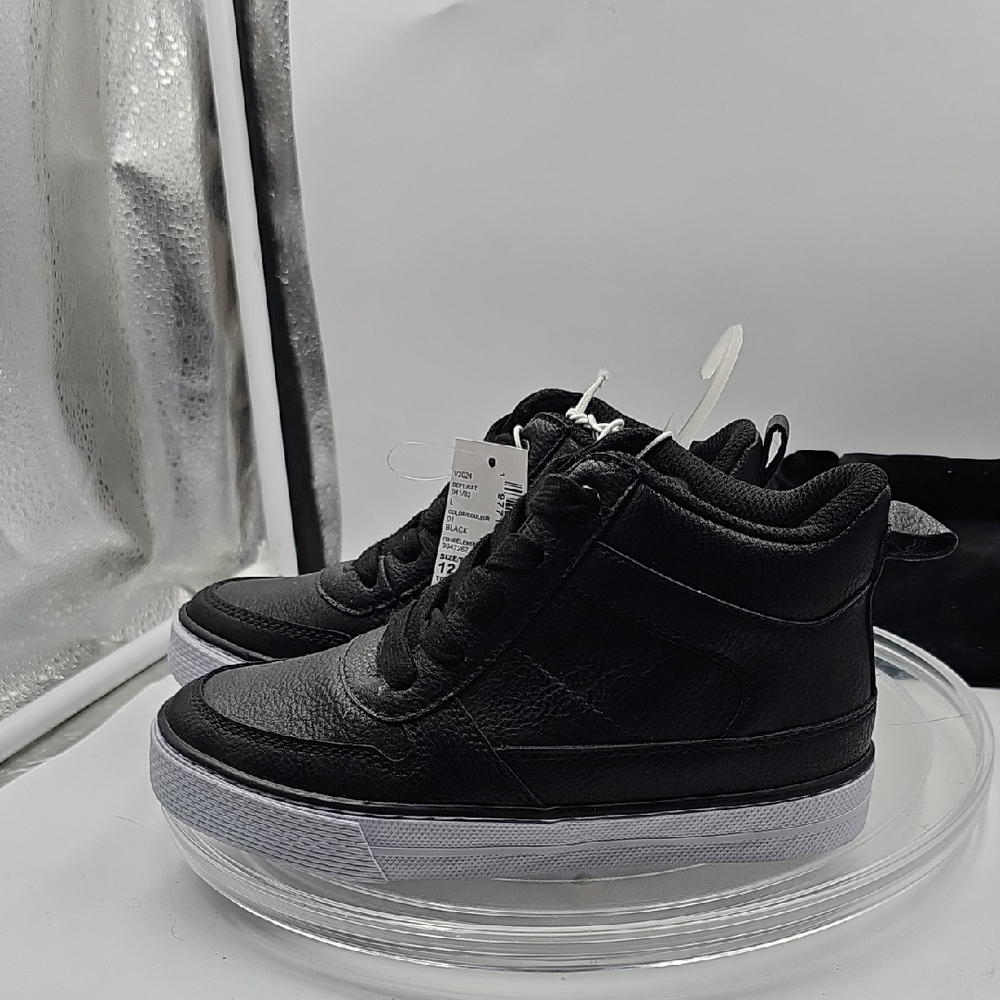 G Place Kids Black Sneakers
